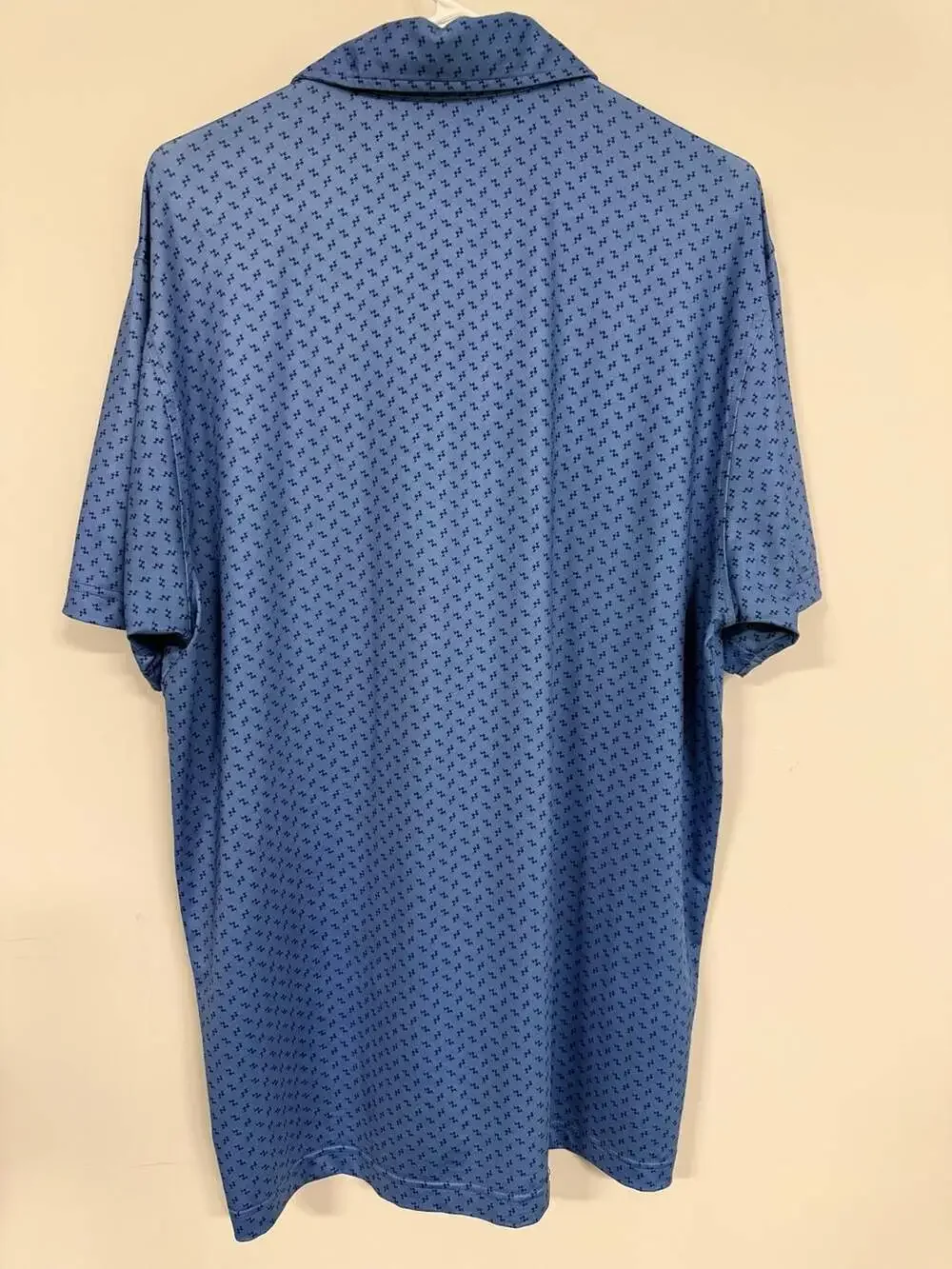 Southern Charm Clothing Golf Polo Size M Blue Beagle Print Performance